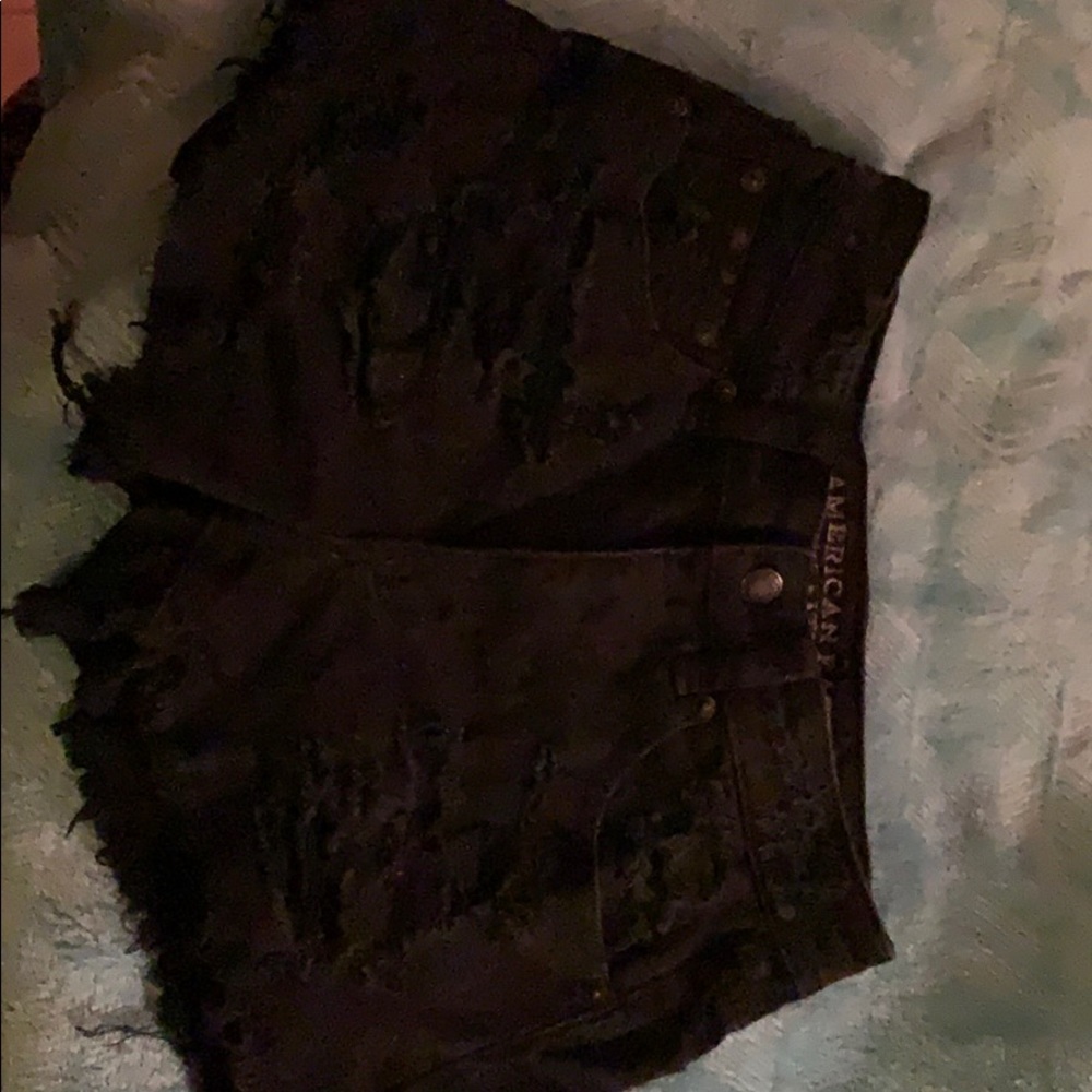 Distressed shorts